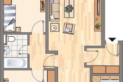 Wohnung zum Mieten in Dortmund 659 € 73 m² 3 zimmer