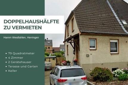 Doppelhaushälfte zu vermieten in Hamm Herringen 4 zimmer