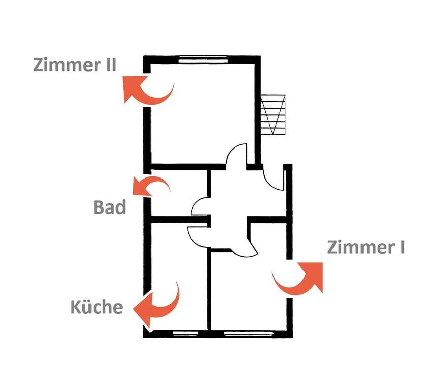 Wohnung zum Mieten in Hamm 490 € 61 m² 2 zimmer