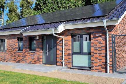 Neubau Bungalow in KfW-55 Bauweise: ebenerdig, energieeffizient sowie hochwertig ausgestattet 3 zimmer