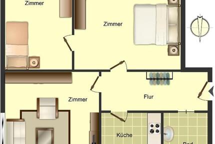 Wohnung Ahlen Dolberg - 3 Zimmer, 56 m&sup2;, 539&euro; | Angebot:25280405
