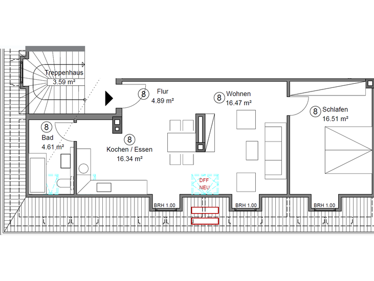 Helle 2,5-Zimmer-Wohnung in Hamm-Herringen – vermietet, modernisiert, ideale Kapitalanlage 2.5 zimmer