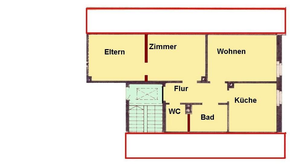 Dachgeschoßwohnung Beckum - 3 Zimmer, 57 m&sup2;, 400&euro; | Angebot:26312943