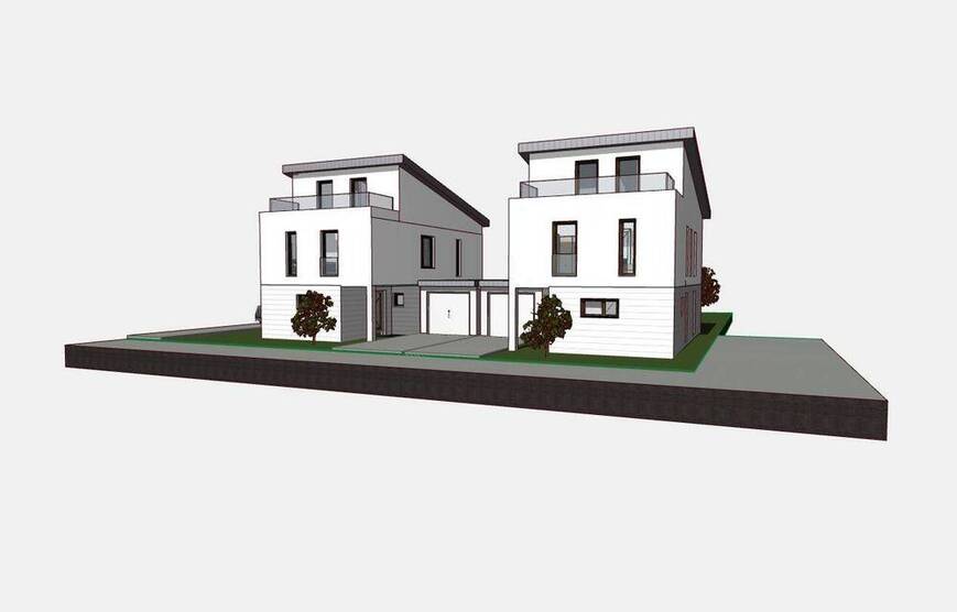 Belgisches Viertel Soest: Projektiertes, freistehendes Einfamilienhaus in KfW55-Bauweise - Haus 1