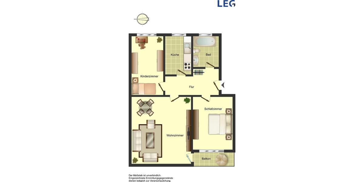 3-Zimmer-Wohnung in Hamm Bockum-Hövel 3 zimmer