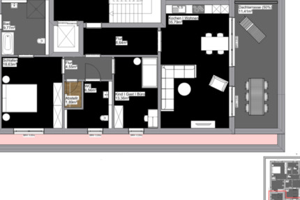 Erstbezug! Exklusive 3-Zimmer-Penthousewohnung mit Dachterrasse & Gäste-Bad in Waltrop-Zentrum 3 zimmer