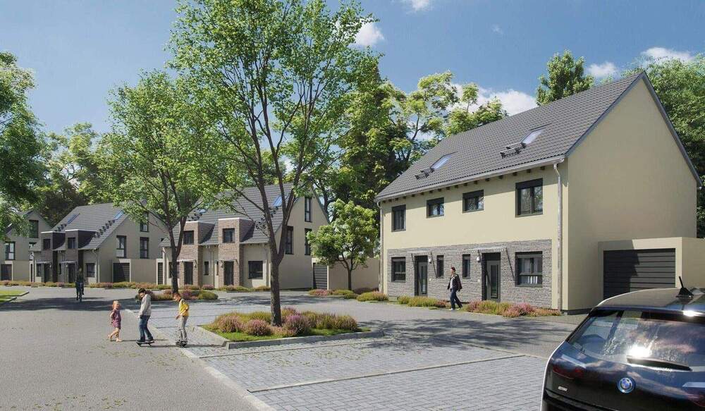 Familienfreundliche Doppelhaushälfte inklusive Einbauküche, Keller und ausgebautem Dachstudio 4 zimmer