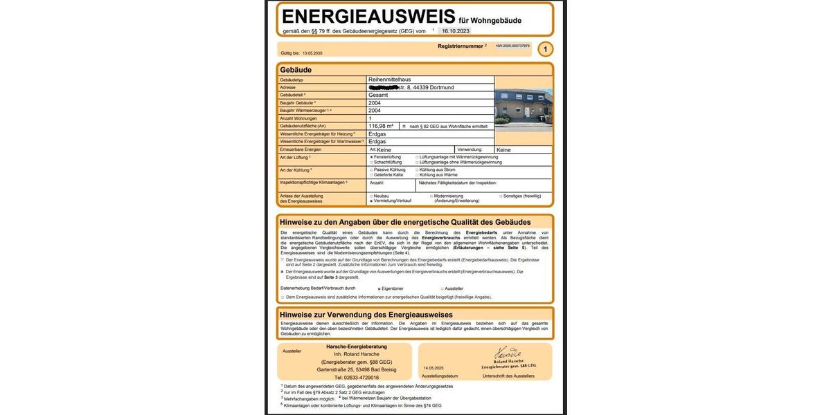 Reihenhaus Dortmund Eving - 4 Zimmer, 97 m&sup2;, 410.000&euro; | Angebot:26341119