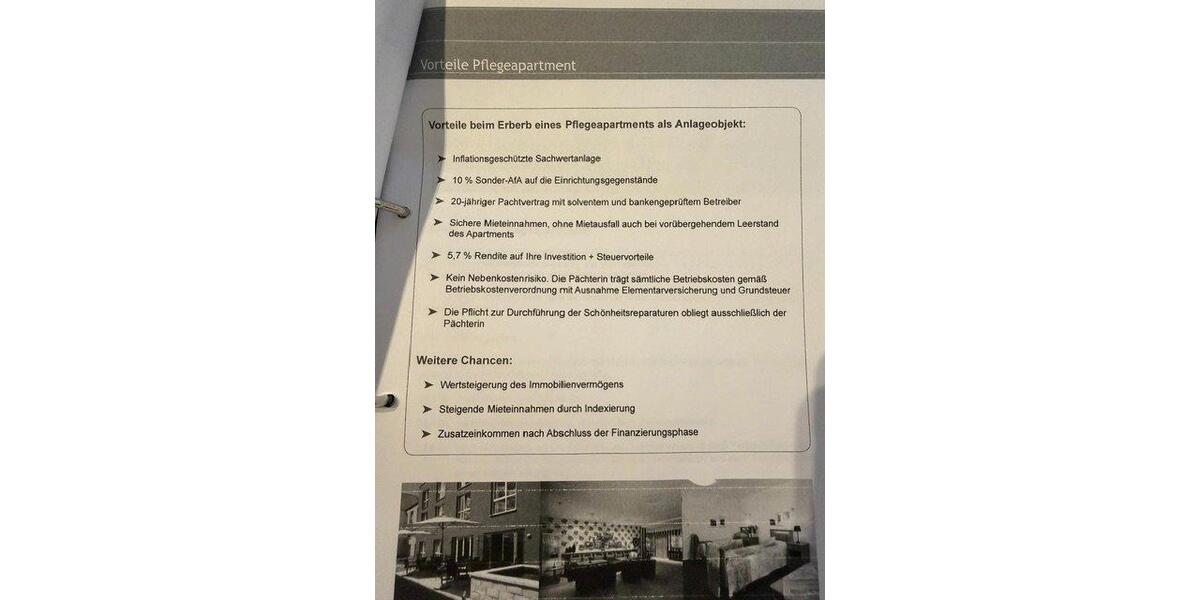 Etagenwohnung Soest - 1 Zimmer, 24 m&sup2;, 239.000&euro; | Angebot:26951448
