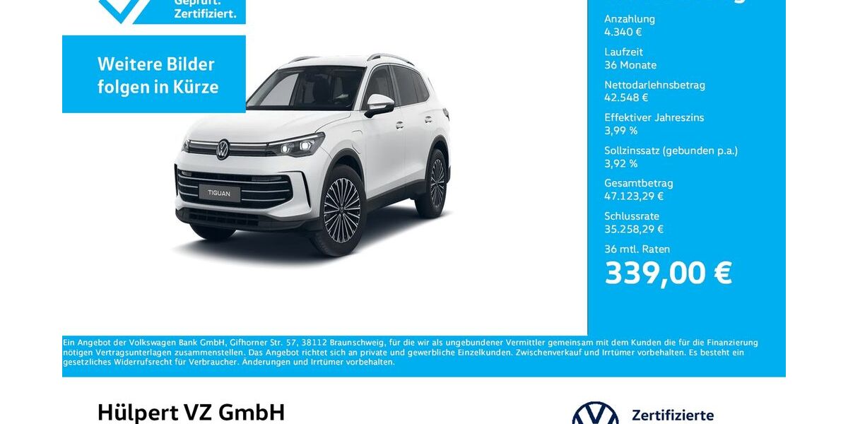 VW Tiguan 15.089 km 46.566 &euro; Unna 59423