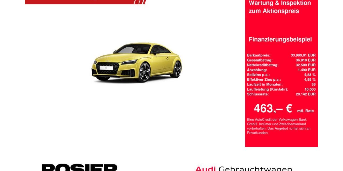 Audi TT 22.474 km 33.990 &euro; Menden 58706