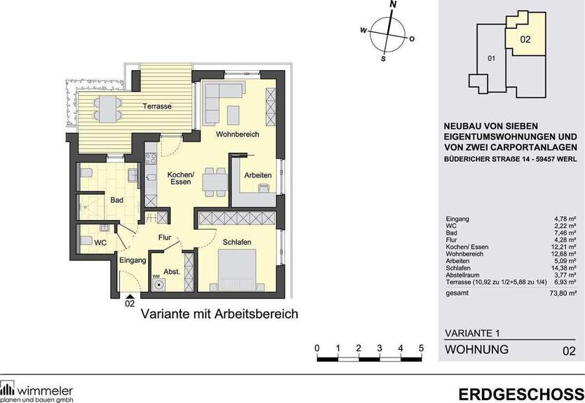 Erstbezug - Entdecken Sie Ihr neue Mietwohnung! 3 zimmer