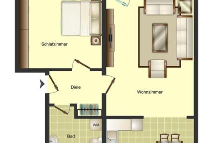 Einzug im Oktober? Passt!! 2-Zimmer-Wohnung in Weddinghofen im Angebot