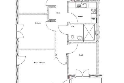 eine Wohnung ab dem 01.01.2026 zu vermieten 4 zimmer