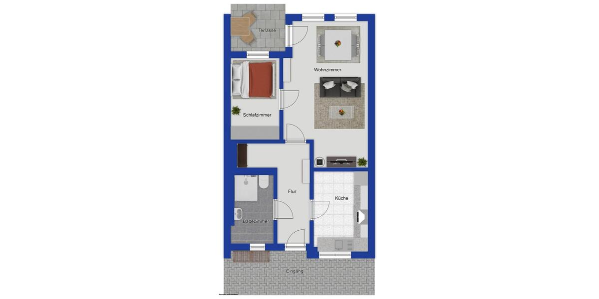 Etagenwohnung Werl - 2 Zimmer, 56 m&sup2;, 530&euro; | Angebot:26234161