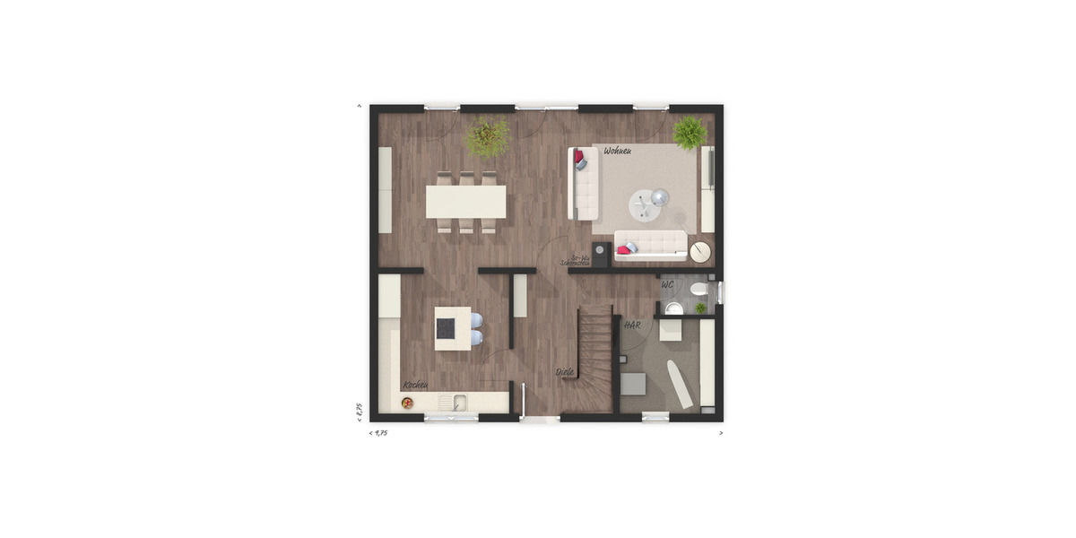 Einfamilienhaus Wickede (Ruhr) Wickede - 4 Zimmer, 125 m&sup2;, 355.050&euro; | Angebot:24808559