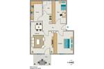 Erdgeschoßwohnung Lünen - 3.5 Zimmer, 63 m&sup2;, 533&euro; | Angebot:26329863