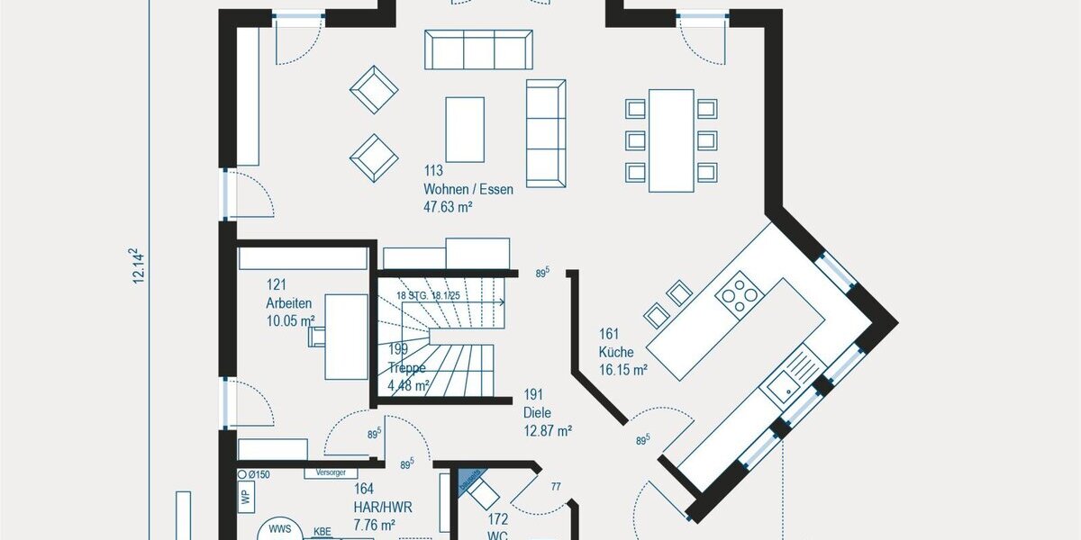 Individuell geplantes Einfamilienhaus in Soest - Ihr Traumhaus mit allkauf Flexibilität und Qualität - Einfamilienhaus Soest | Angebot:27351274