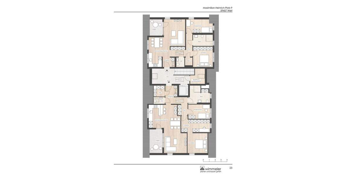 Etagenwohnung Werl - 3 Zimmer, 102 m&sup2;, 410.000&euro; | Angebot:23880800