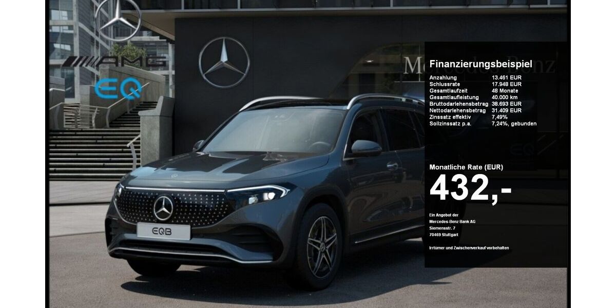 Mercedes-Benz EQB 14.802 km 44.870 &euro; Lünen 44532