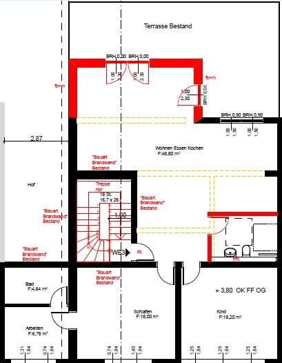 Etagenwohnung Hamm Bockum - 4.5 Zimmer, 110 m&sup2;, 1.280&euro; | Angebot:26180127