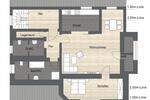 Dachgeschoßwohnung Ense - 2 Zimmer, 64 m&sup2;, 650&euro; | Angebot:25868096