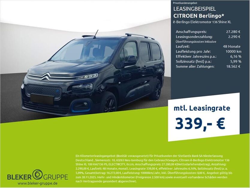 Citroen Berlingo 10.584 km 24.680 € Münster - Amelsbüren 48163
