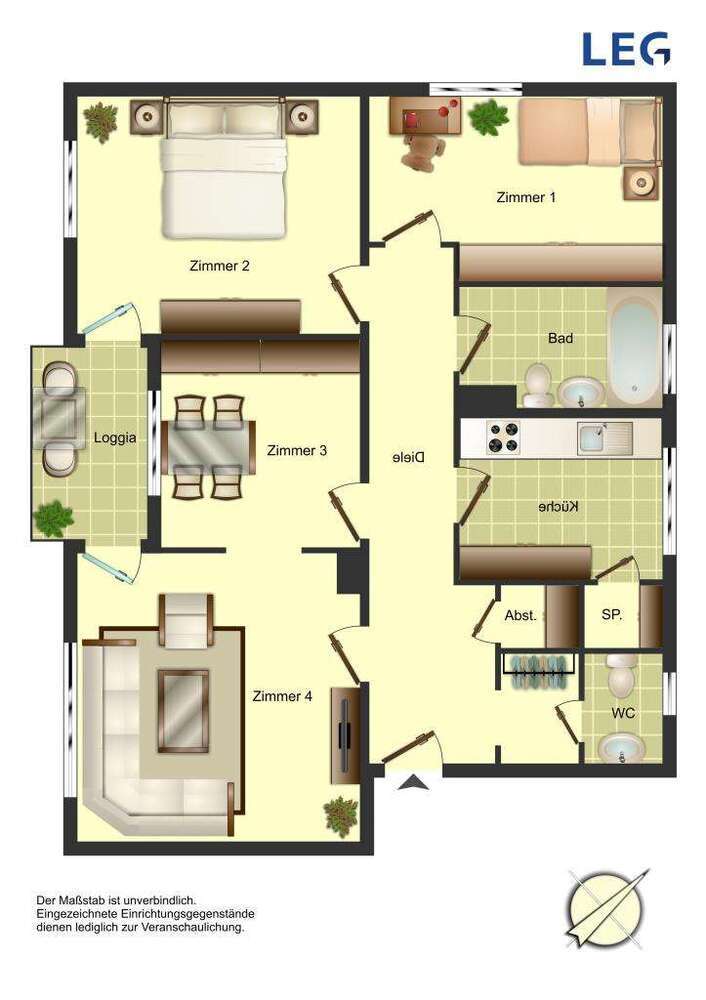Wohnung zum Mieten in Unna 589 € 79.81 m²
