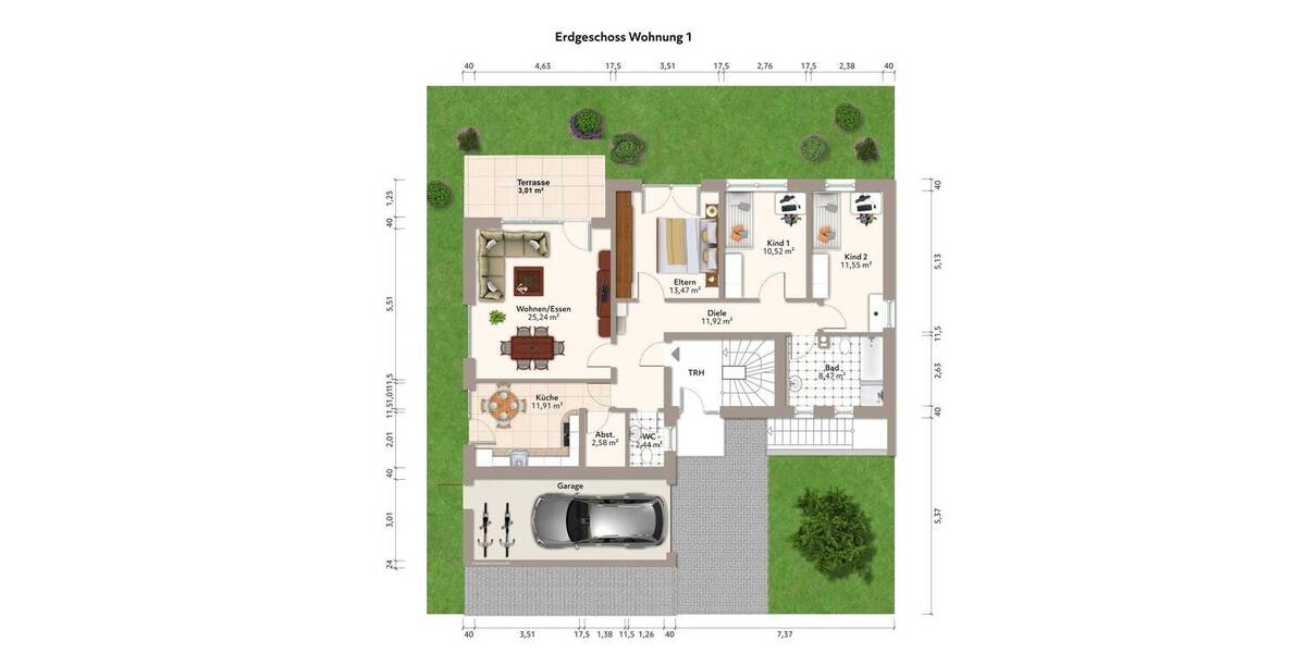 Mehrfamilienhaus, Wohnhaus Ahlen Innenstadt - 8 Zimmer, 196 m&sup2;, 589.000&euro; | Angebot:26779463
