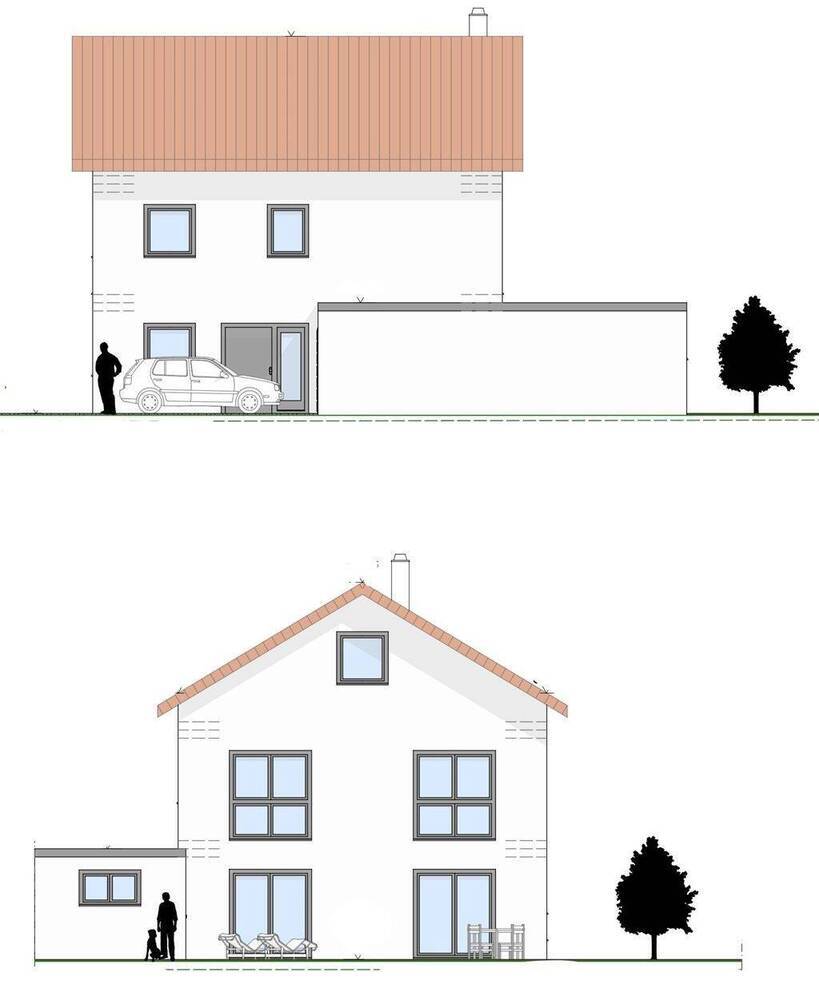 Individuell geplantes Einfamilienhaus