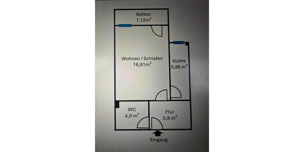 Etagenwohnung Hamm Berge - 1 Zimmer, 37 m&sup2;, 84.999&euro; | Angebot:26074157