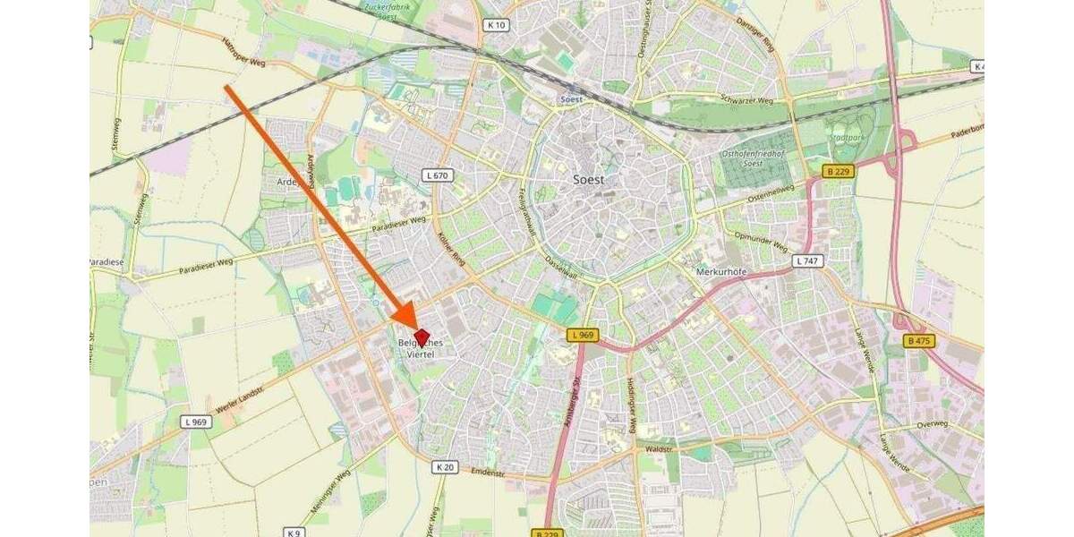 Mehrfamilienhaus, Wohnhaus Soest Belgisches Viertel - 5 Zimmer, 137 m&sup2;, 570.000&euro; | Angebot:25564369