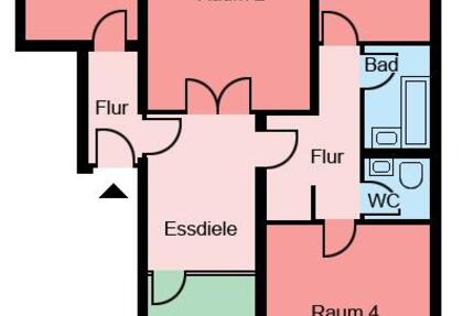 Demnächst frei! 4-Zimmer-Wohnung in Unna Königsborn