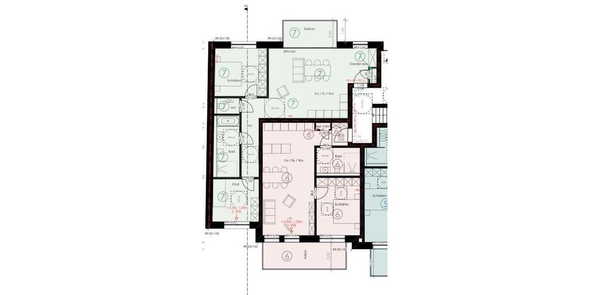 Etagenwohnung Dortmund Brackel - 3.5 Zimmer, 100 m&sup2;, 1.390&euro; | Angebot:26378955