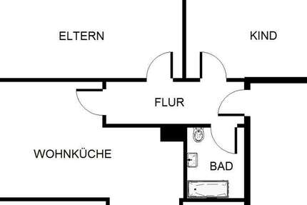 Wohnung zum Mieten in Bergkamen 379 € 48 m² 3 zimmer