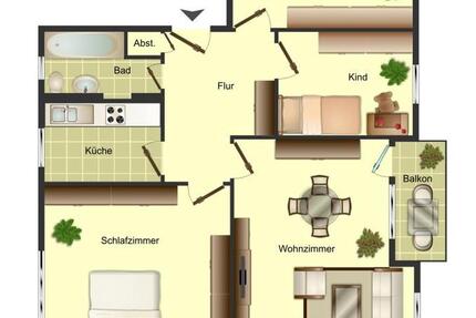 4-Zimmer-Wohnung in Unna Süd 4 zimmer
