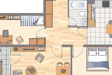 Demnächst frei! 3-Zimmer-Wohnung in Dortmund Hörde (WBS für 3P erforderlich!) zimmer