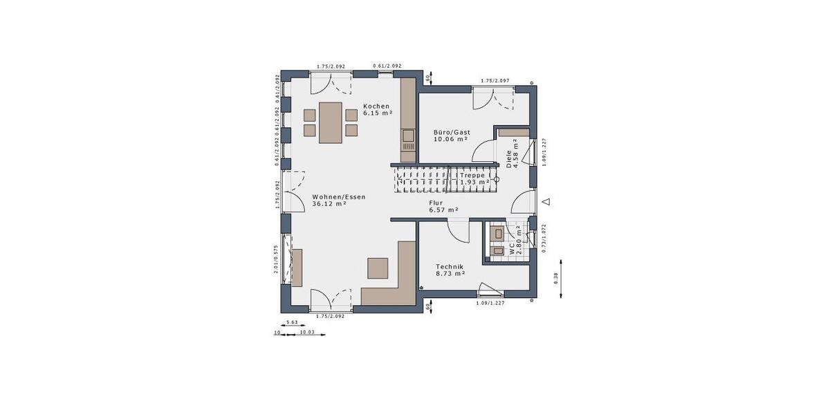 Einfamilienhaus Werl - 5 Zimmer, 140 m&sup2;, 2.000&euro; | Angebot:26665388