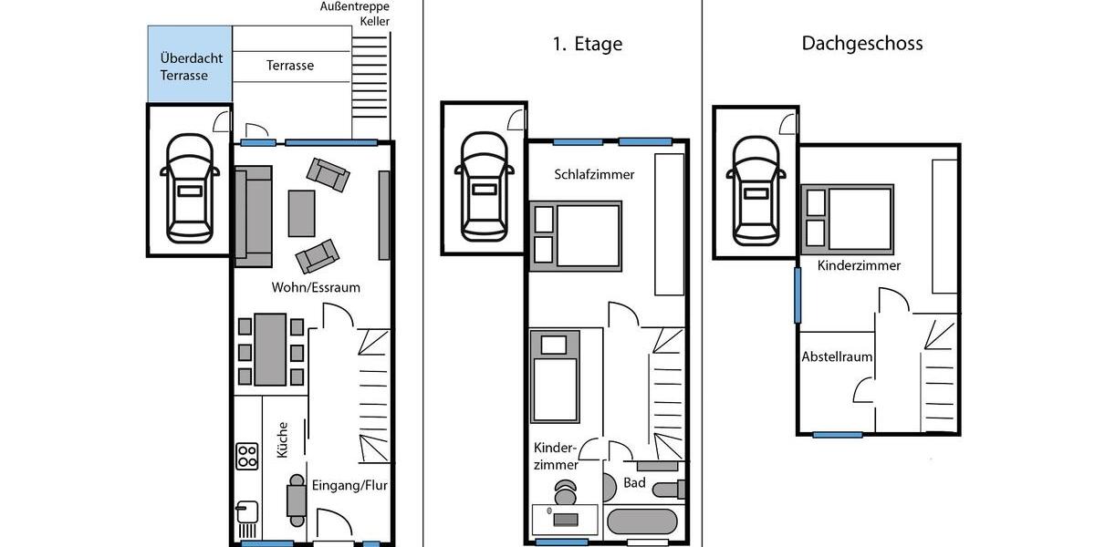 Doppelhaushälfte Welver - 5.5 Zimmer, 107 m&sup2;, 236.000&euro; | Angebot:24600273