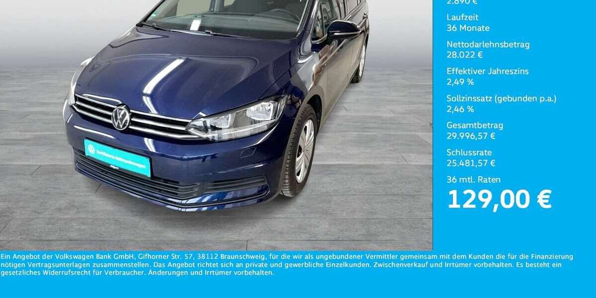 VW Touran 12.210 km 30.911 &euro; Bergkamen 59192