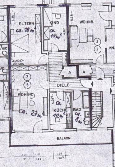 Erdgeschoßwohnung Dortmund Aplerbeck - 3 Zimmer, 90 m&sup2;, 270.000&euro; | Angebot:25138999