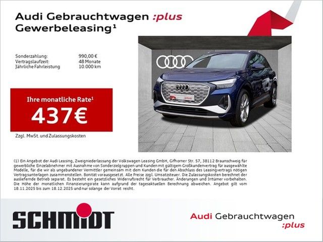 Audi Q4 e-tron 24.960 km 46.440 € Lünen 44534