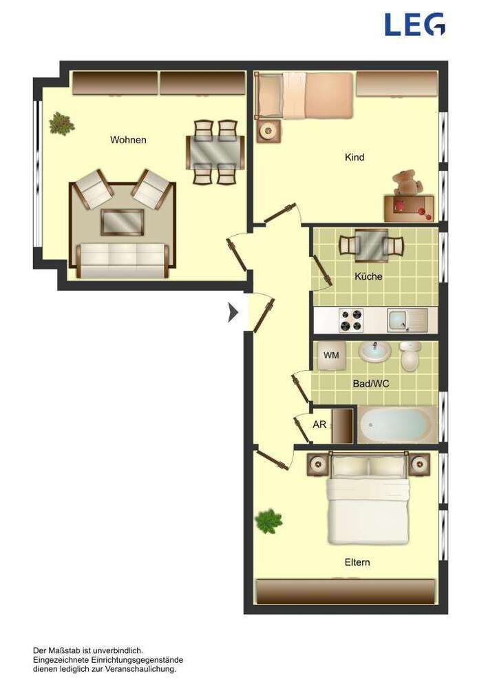 Wohnung zum Mieten in Kamen 569 € 69.62 m²