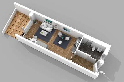 Wohnung Dortmund Brackel - 1 Zimmer, 40 m&sup2;, 543&euro; | Angebot:26507190