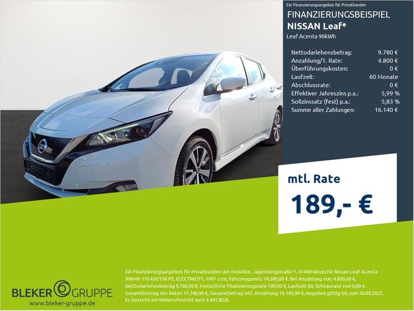 Nissan Leaf 16.647 km 13.970 € Münster - Amelsbüren 48163