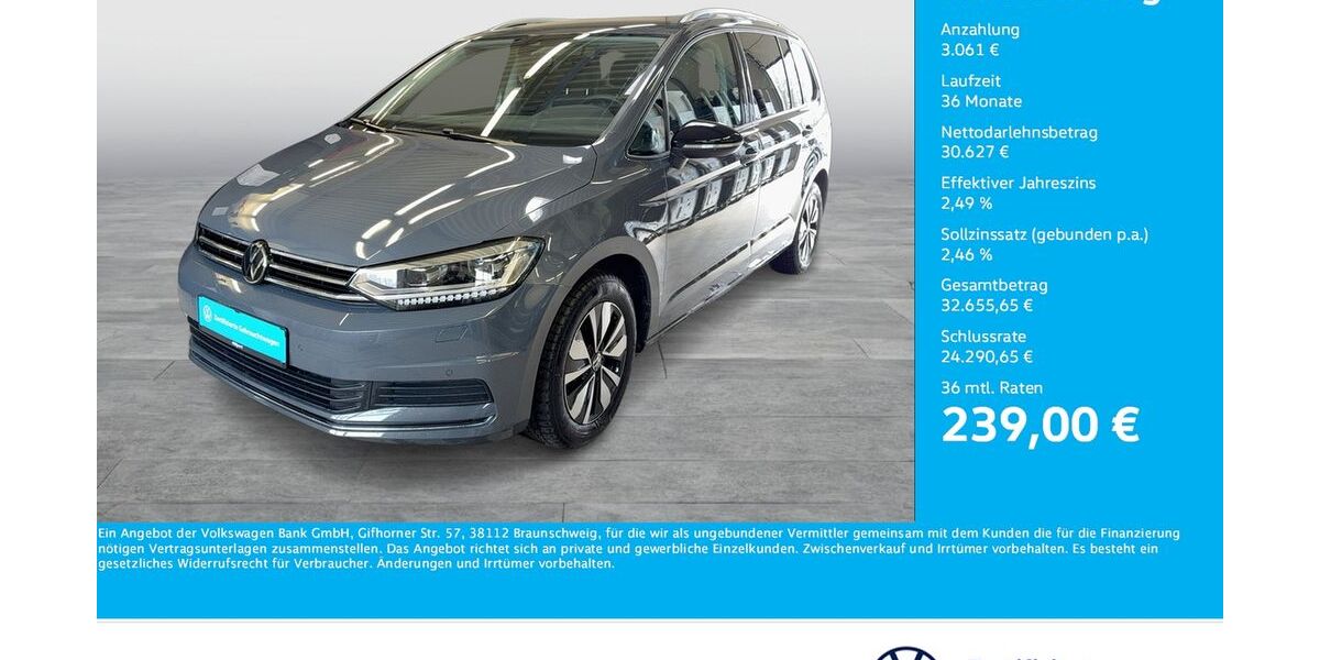 VW Touran 14.619 km 33.688 &euro; Unna 59423
