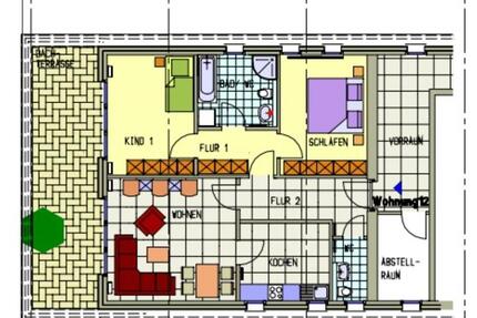 Dachterrassenwohnung zimmer