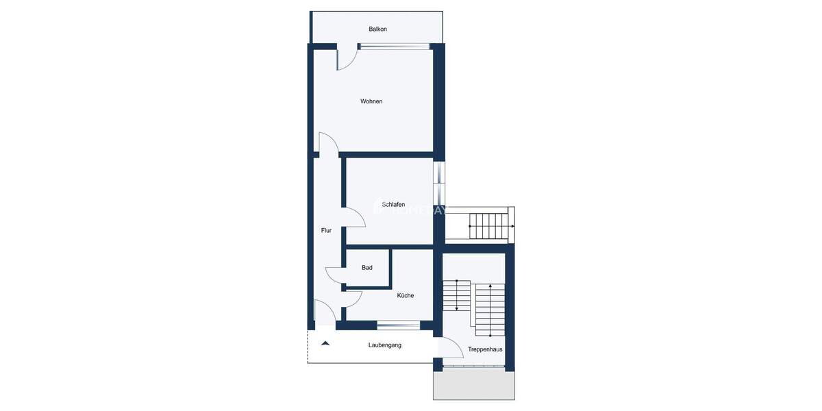 Etagenwohnung Hamm Hamm-Norden - 2 Zimmer, 54 m&sup2;, 104.000&euro; | Angebot:25691028