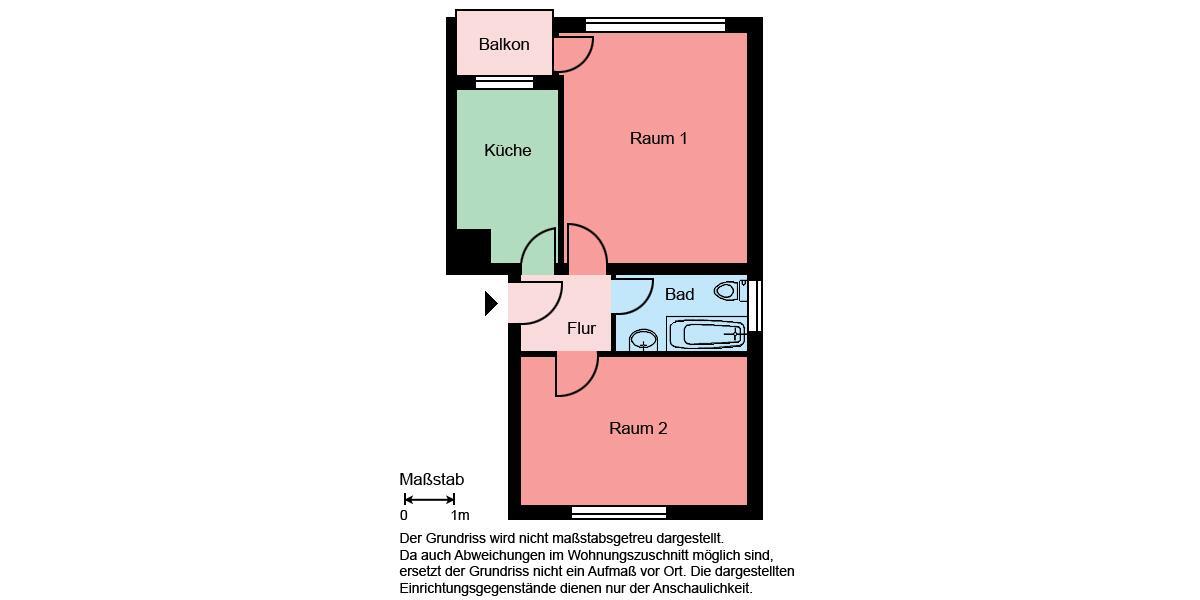 Etagenwohnung Werl - 2 Zimmer, 50 m&sup2;, 389&euro; | Angebot:26373561