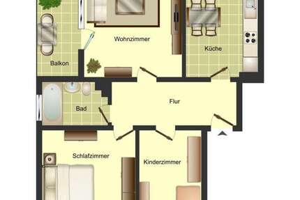 Wohnung zum Mieten in Bergkamen 499 € 63 m² 3.5 zimmer